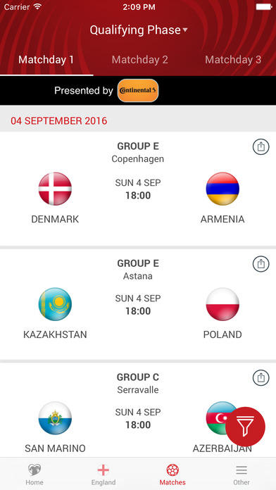 European Qualifiers Official App ŷԤѡٷӦ for iPhone 5.4.1