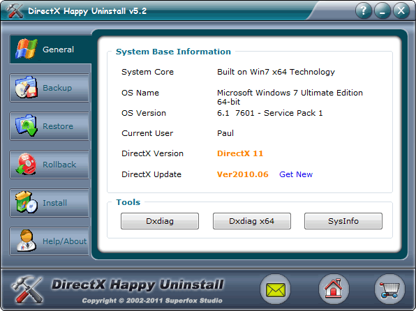 DirectX Happy Uninstall 6.82