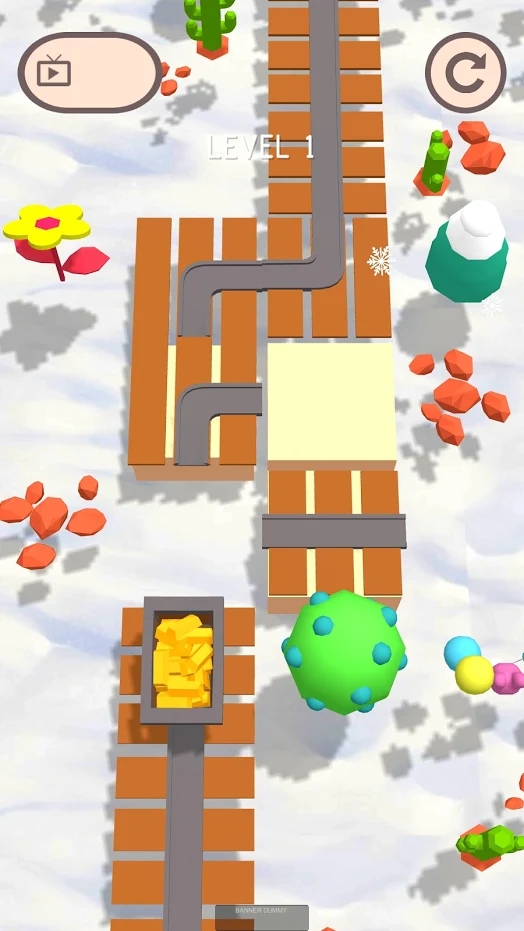 Gold Rail Path Finder