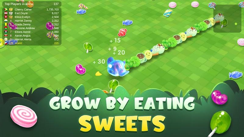 Sweet Crossing:Snake.io