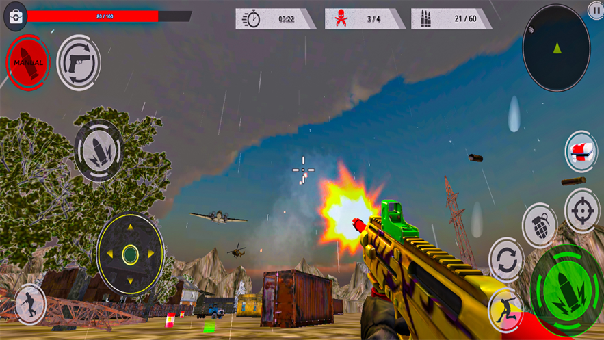 ½˶2021(Army Gun Mission Games 2021 3D)