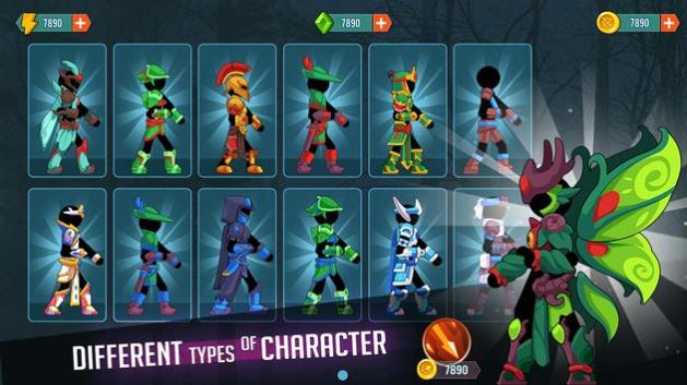 սʿStickman Archer Warrior Bow And