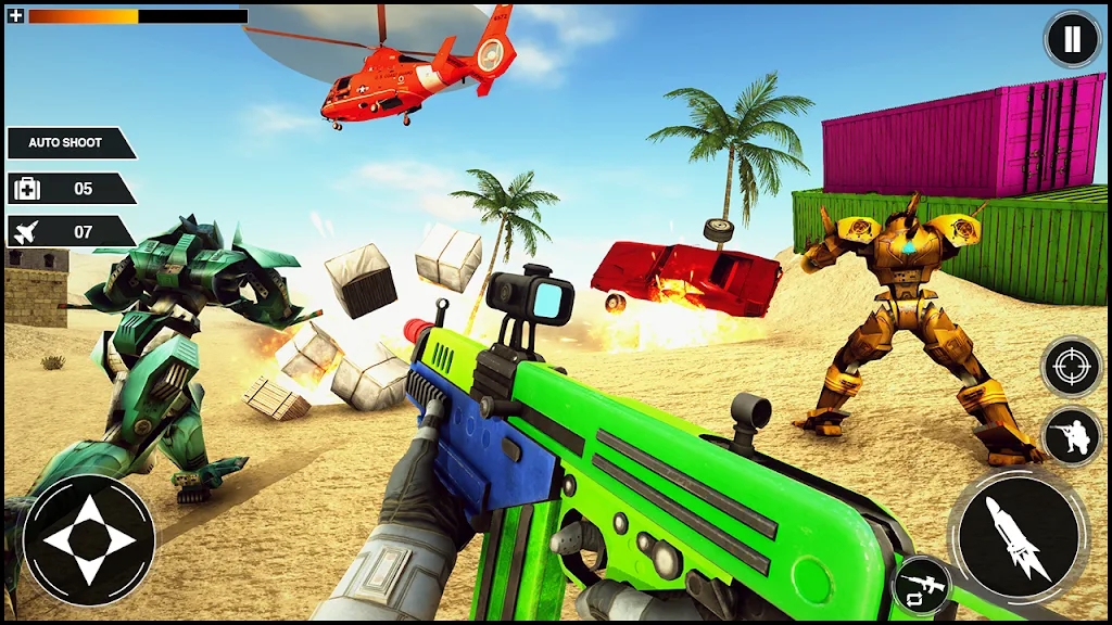 Robot Shooting Strike