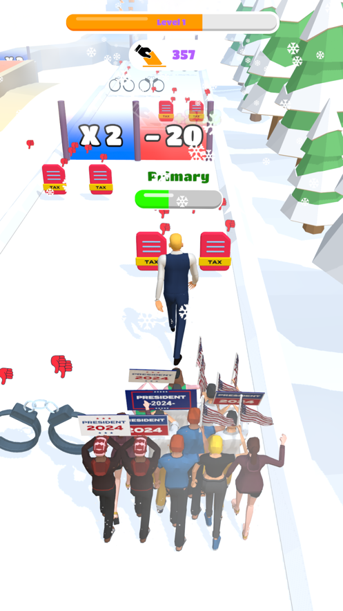 Election Run 3d