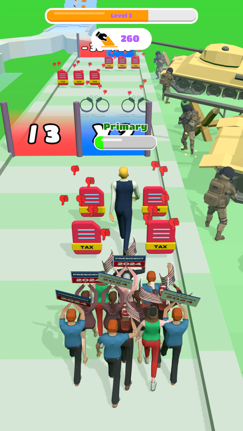 Election Run 3d