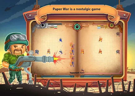 ֽսPaper War