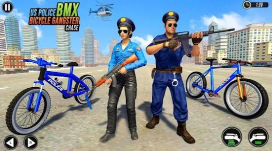 ׷(US Police BMX Bicycle Gangster Chase)