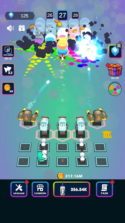 Colorful Bombing