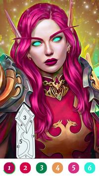Elf Color by Number