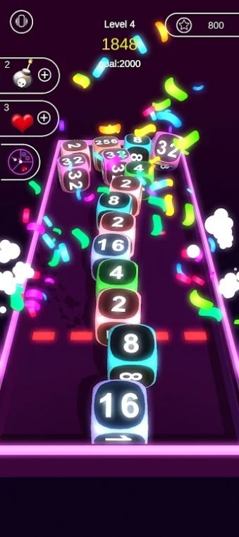 Shoot Cubes 2048