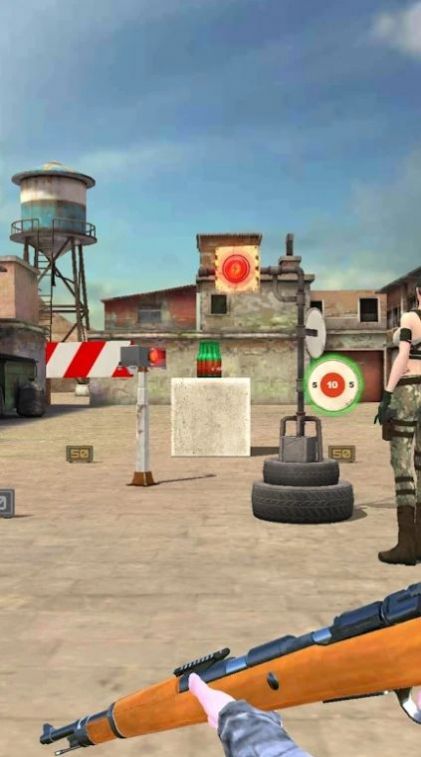 shooting sniper
