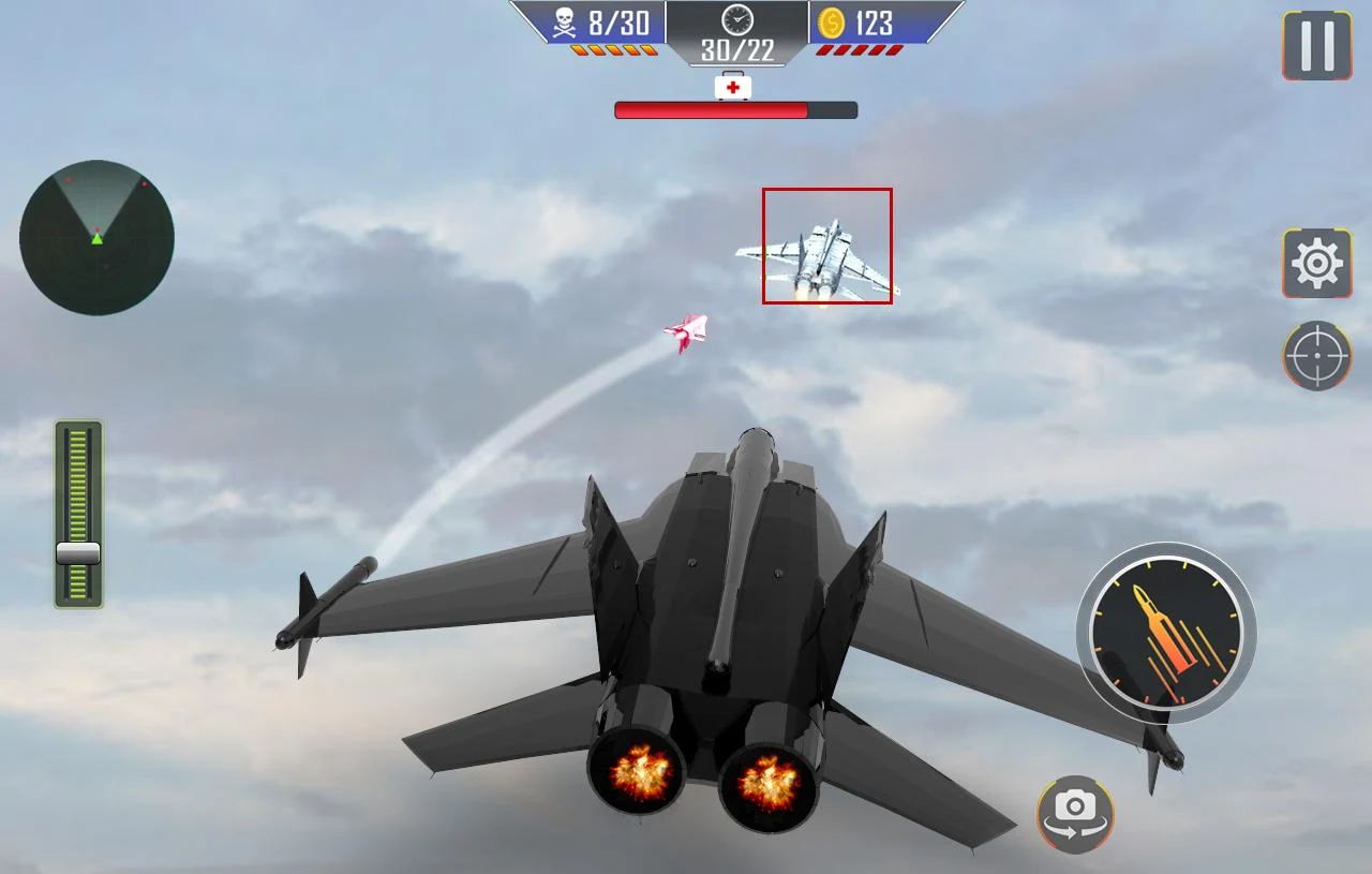 jet fighter air combat