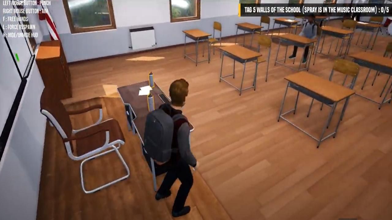 Bad Guys In School Fight