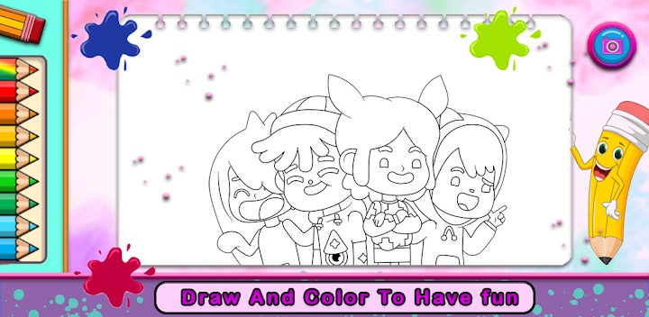 Toca boca life coloring