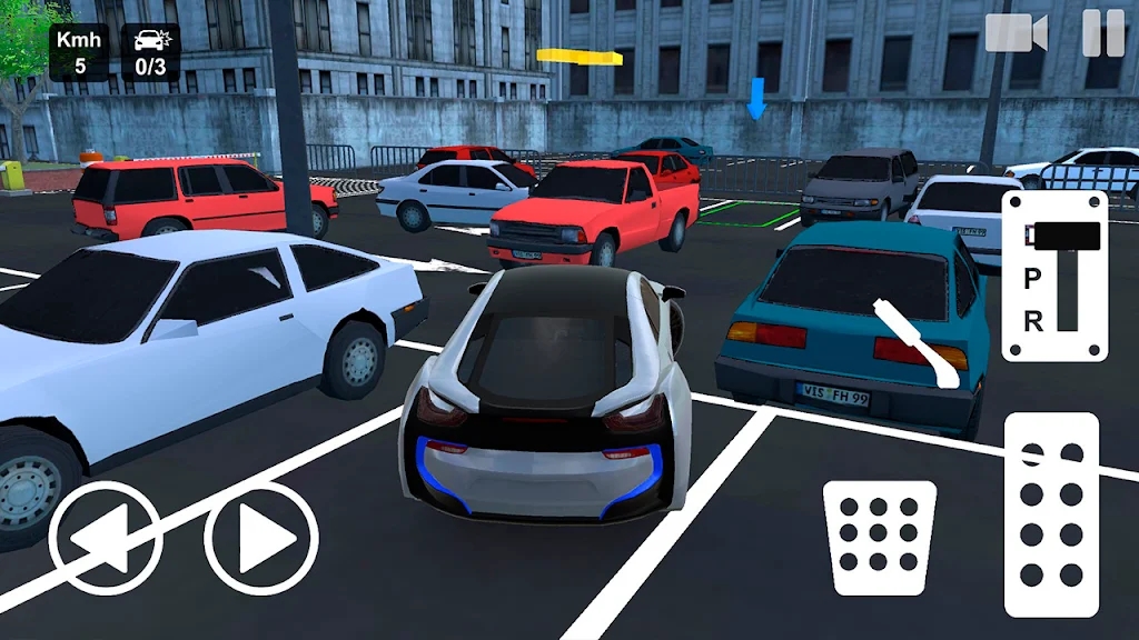 real car parking 3d downtown
