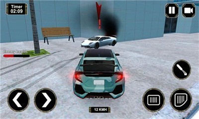 army car chase driving 3d