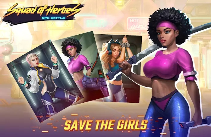 Squad of Heroes RPG battle