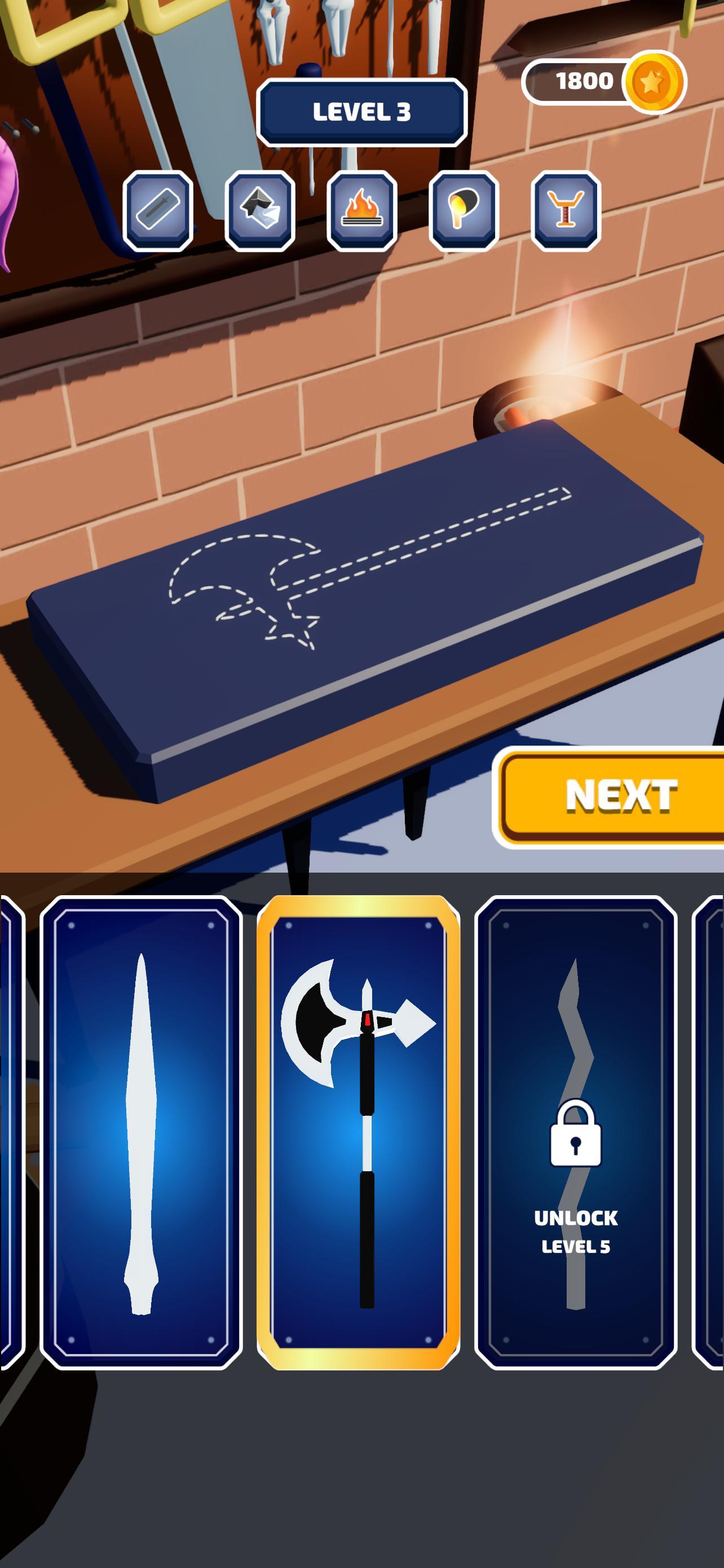 Blade Master Forge a sword