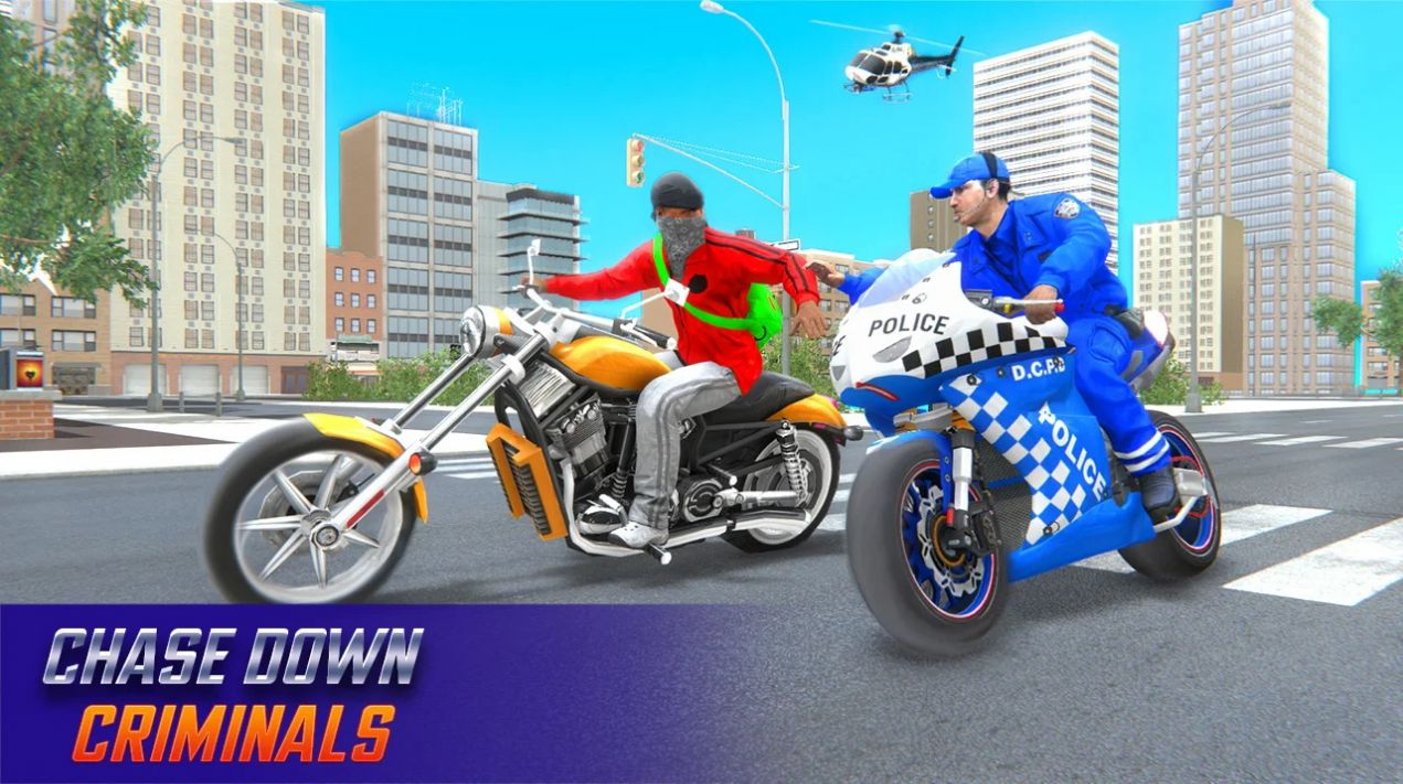 Ħг3d(US Police Bike Chase)