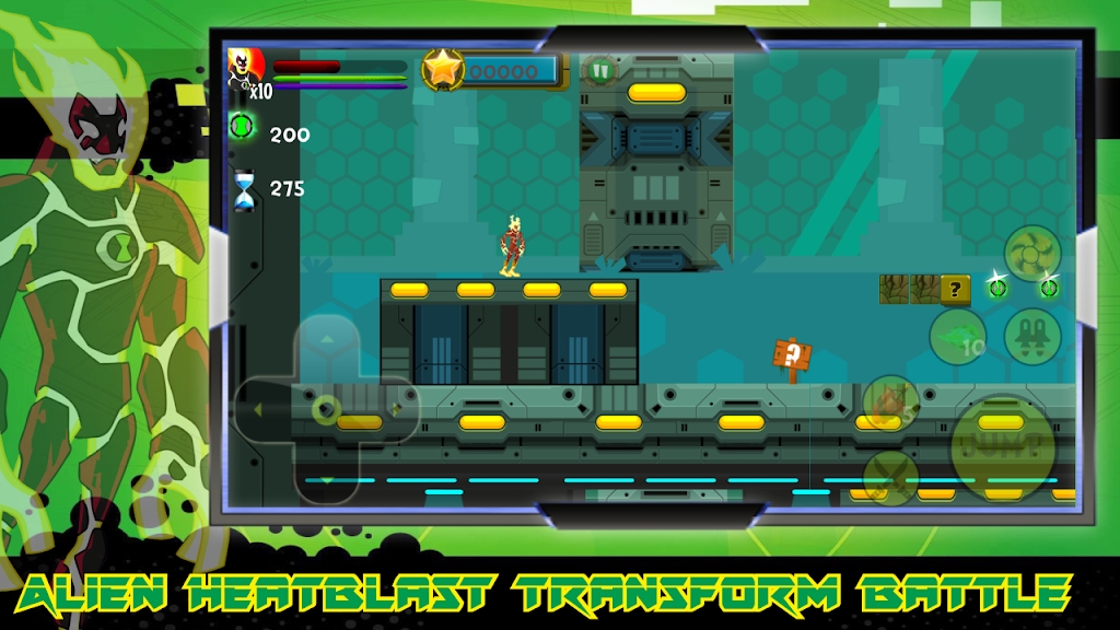 Ӣս(Alien Heatblast Transform Battle)