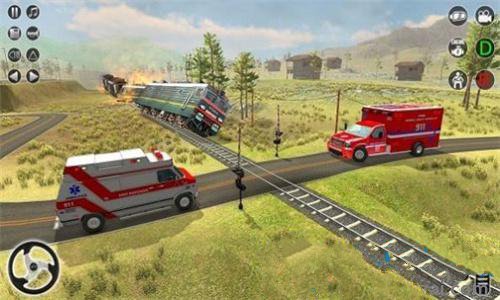 医院救护车司机(Hospital Ambulance Driver Game)