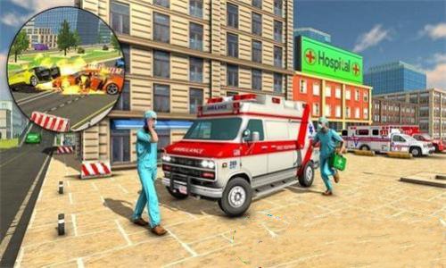 医院救护车司机(Hospital Ambulance Driver Game)
