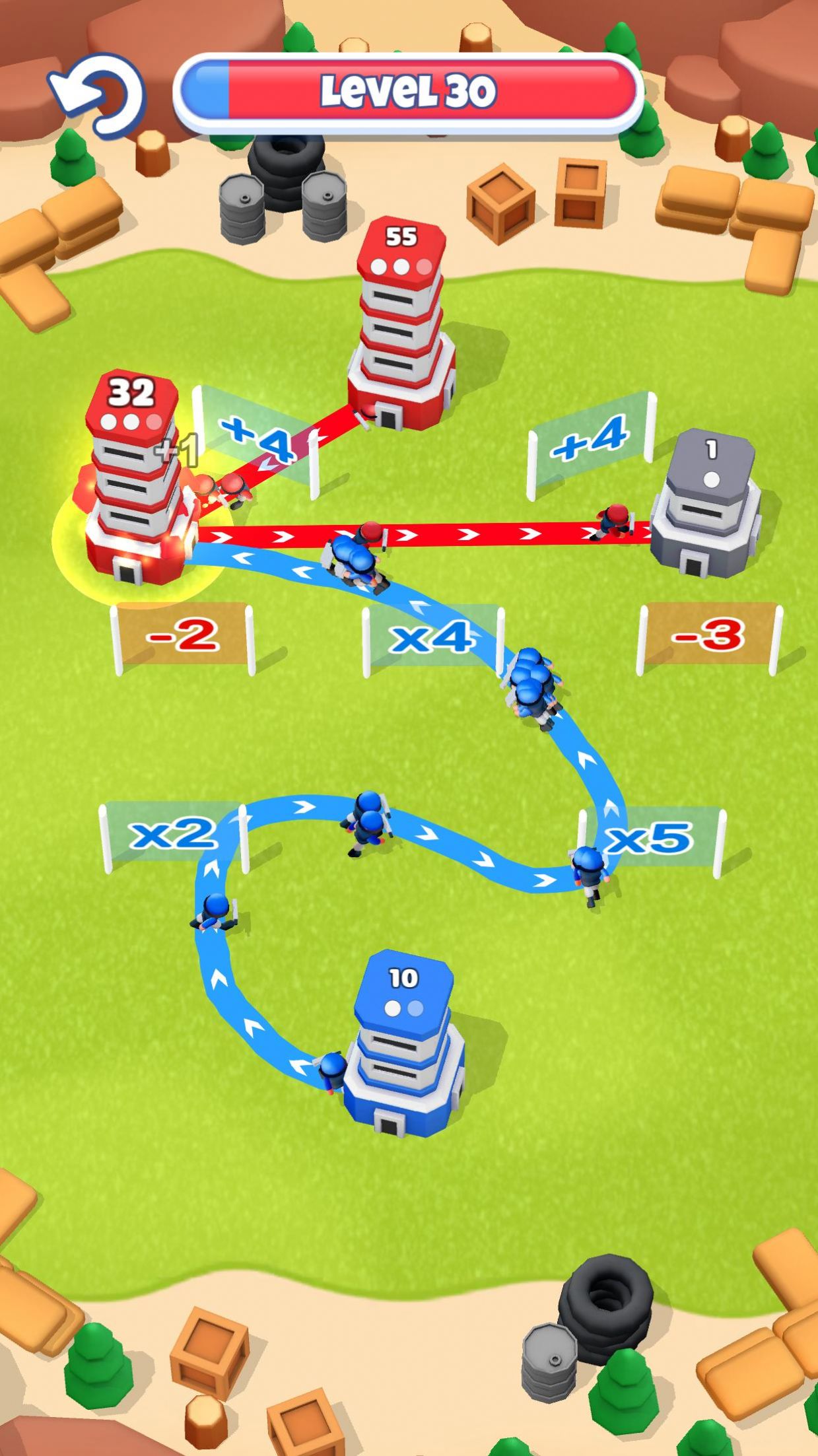 红蓝军对抗演练(Tower War)
