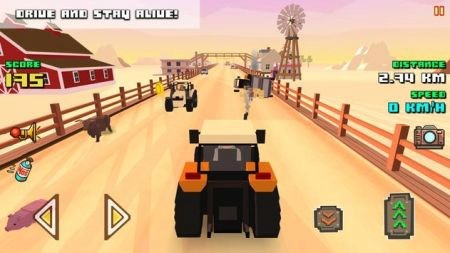 ޴ũ(Blocky Farm Racing)