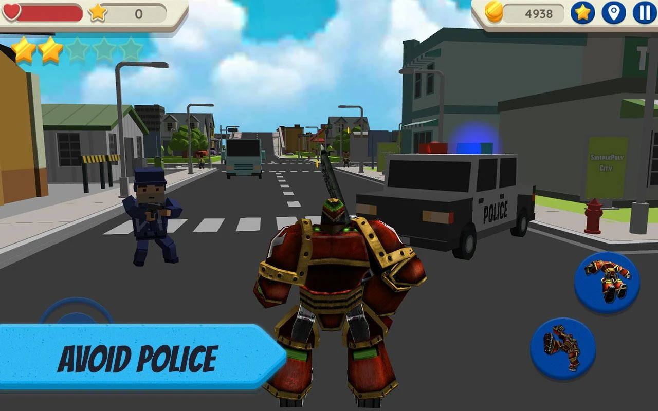 ˳(Robot Hero: City Simulator 3D)
