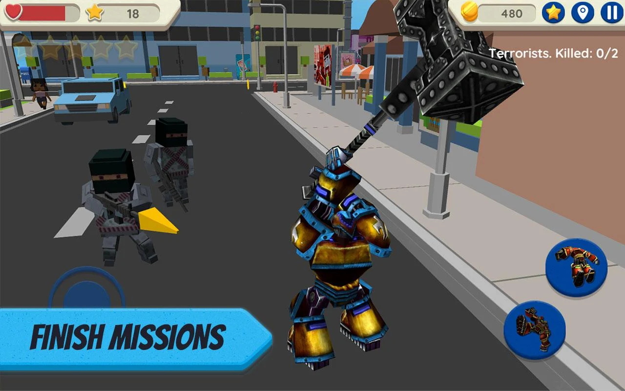 ˳(Robot Hero: City Simulator 3D)