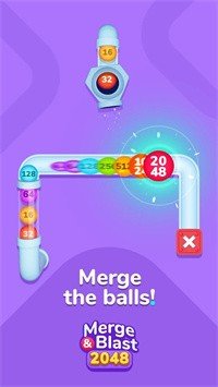 ϲ뱬ը2048(Merge&Blast2048)