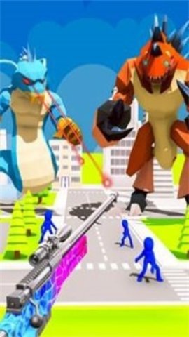 ͹޾ѻս(Giant Monster Sniper Wars)