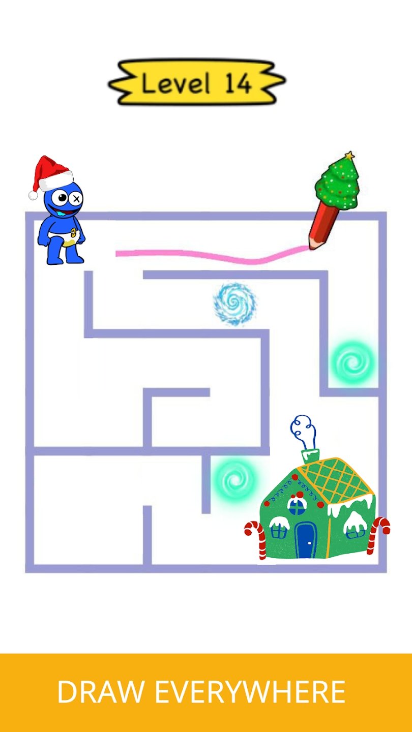 Թ(Draw Maze Escape)