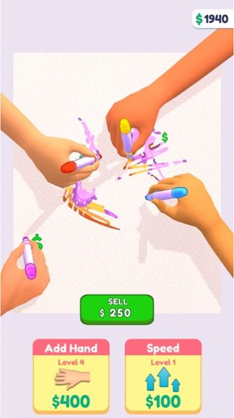 (Idle Painting Hands)