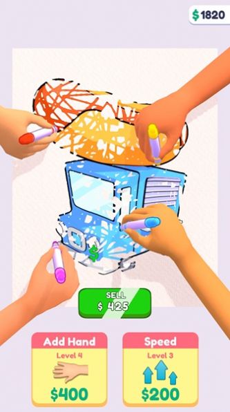 (Idle Painting Hands)