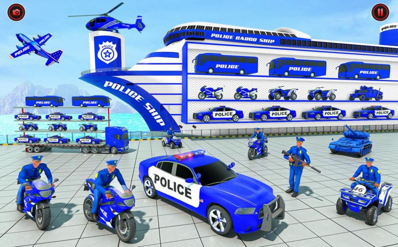 俨(Police Cargo Transports Truck)