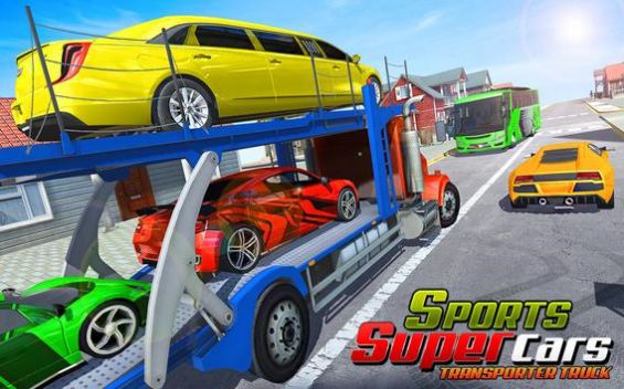 俨(Car Transporter Euro Truck: Free Driving Games)