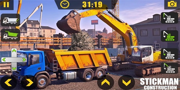 нھ(Stickman City Construction Excavator)