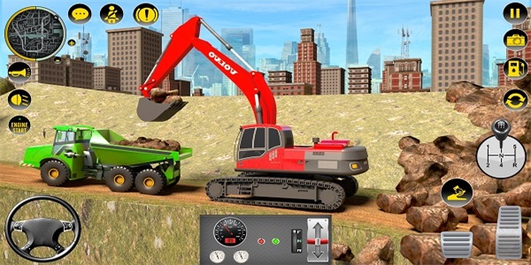 нھ(Stickman City Construction Excavator)