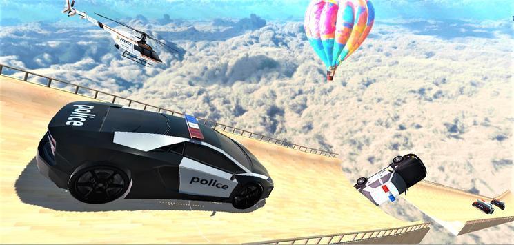 ؼ(Police car stunt game Impossible Mega Ramp)