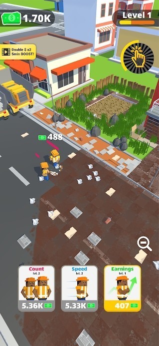 (Cleaning idle)