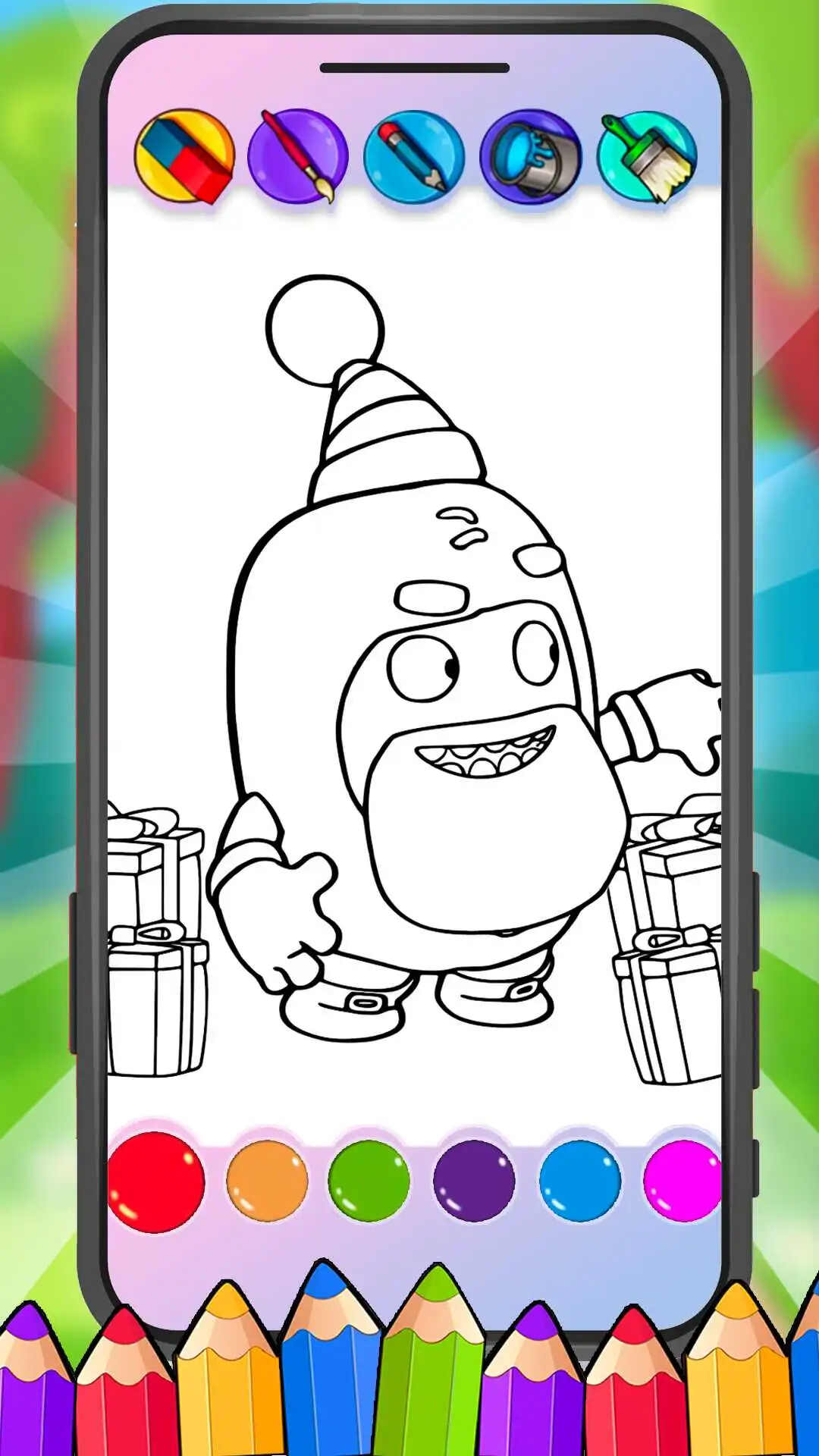 魔法奇数着色(Oddbods Coloring Game) 魔法奇数着色(Oddbods Coloring Game)