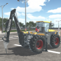 液压破碎机粉碎(Loader Hidrolic Breaker)