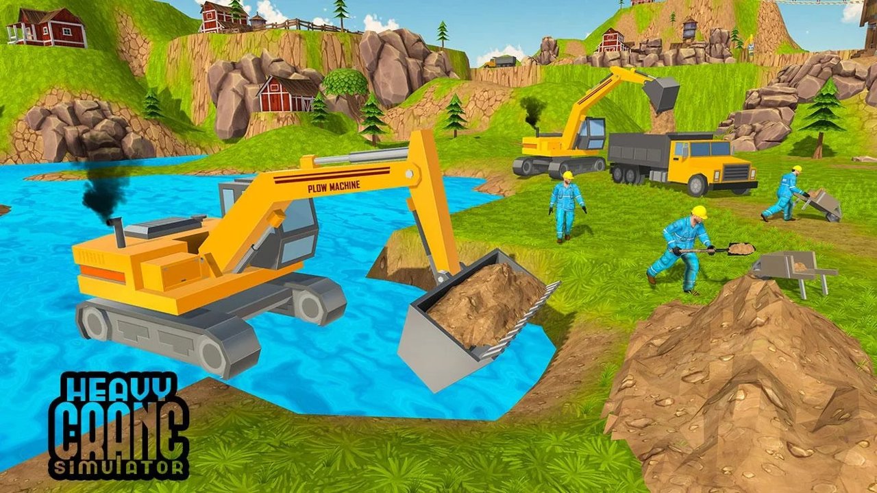挖掘机起重机(Heavy Crane Excavator 2018)
