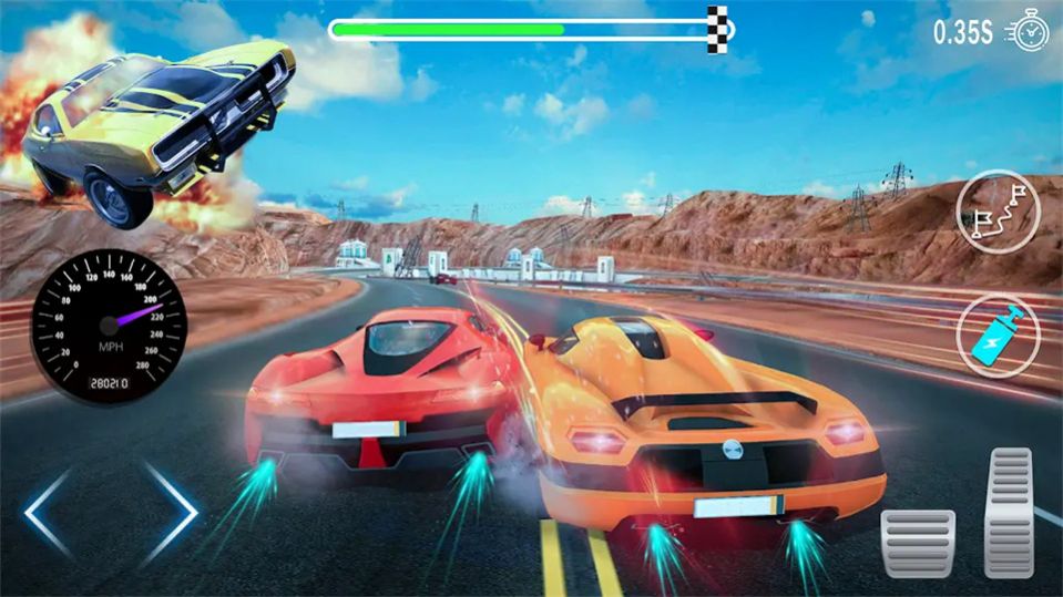 公路飛馳汽車(Traffic Racing)