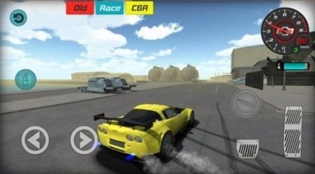跑車城市碰撞賽車(Car Simulator Corvette)
