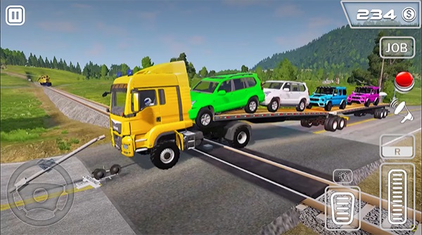 越野運輸卡車(Offroad Transporter Truck Game)