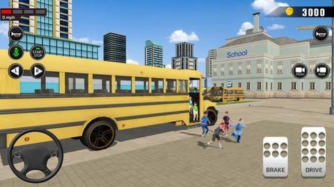 越野校车驾驶(Offroad School Bus Driver 3D City Public transport)