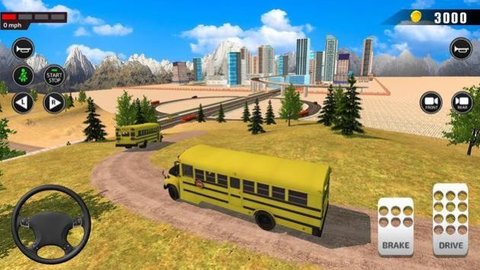 越野校车驾驶(Offroad School Bus Driver 3D City Public transport)