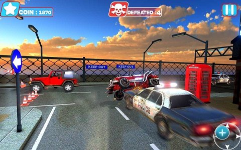 格斗汽車(NY Police Car Fighting American City Games 2021)
